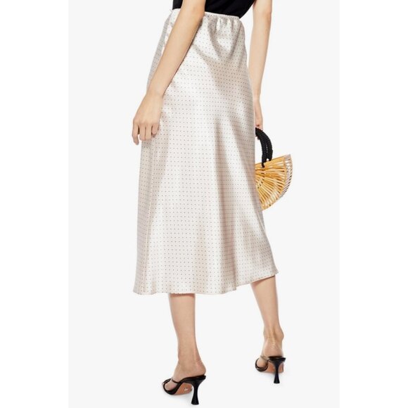 Topshop Polka Dot Midi Skirt - Picture 1 of 7